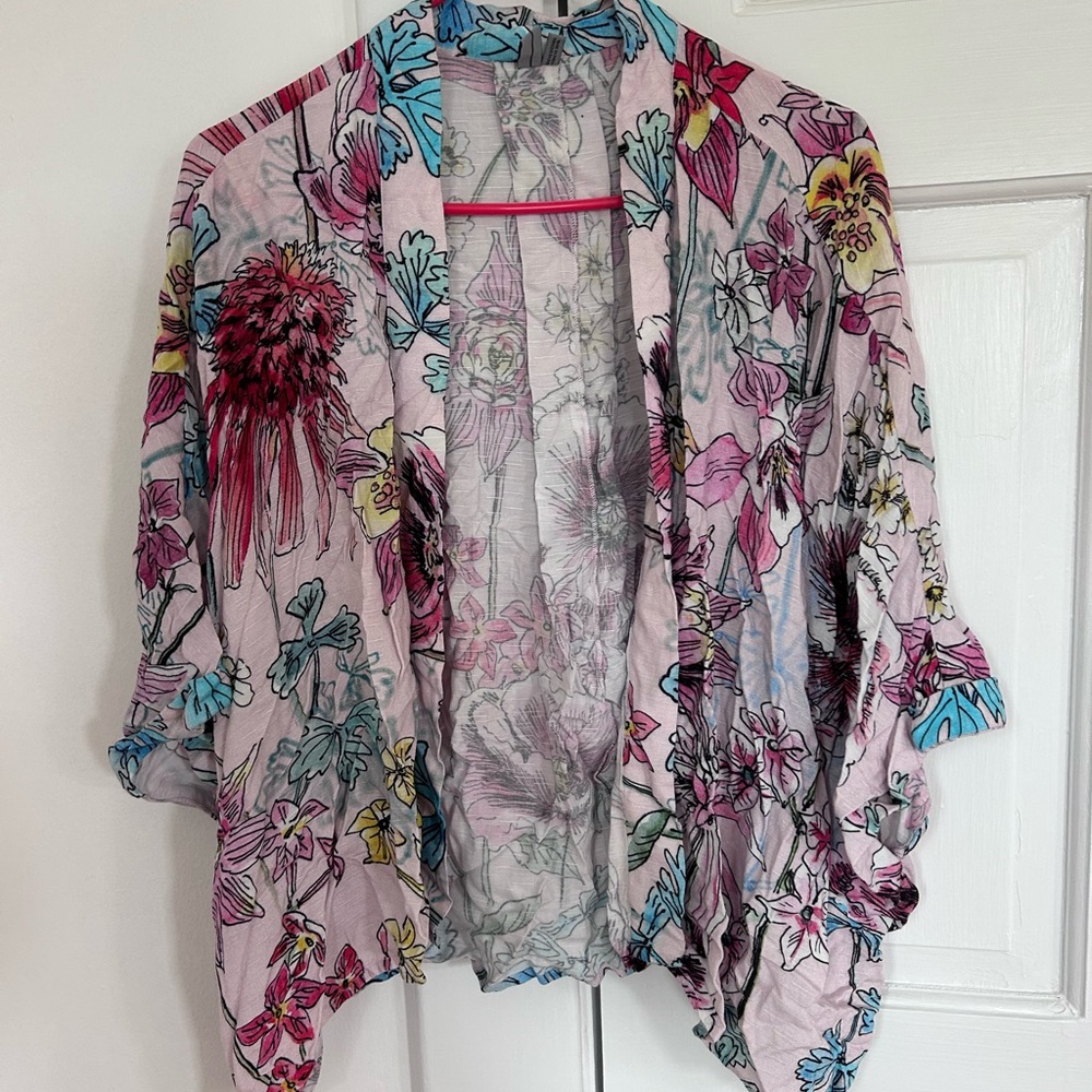 Floral Kimono Cardigan, Anthropologie Bl^nk London